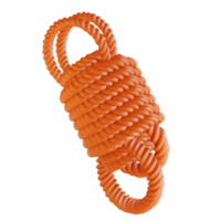 3D illustration rope suitable for camping png