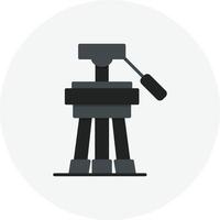 Tripod Flat Circle vector