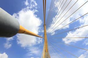 Mega sling Bridge,Rama 8, in bangkok Thailand photo