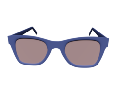 3D-Illustration von lustigen Mode-Sonnenbrillen-Sommerobjekten png