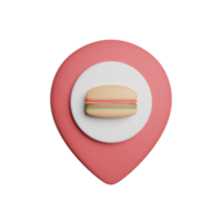 localização dos mapas de fastfood png