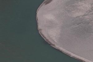 Confluence of Zanskar and Indus rivers photo