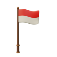 bandiera del giorno dell'indipendenza dell'indonesia png