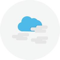 Fog Flat Circle vector