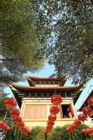 Chinese lanterns during new year festival photo