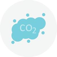 Co2 Flat Circle vector