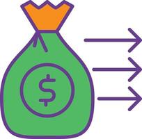 Payment Gateway Line Filled Two Color vector