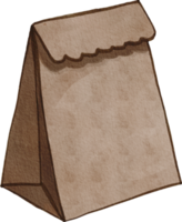 watercolor Paper Bag png