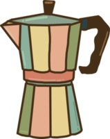 Kaffeemaschine moka pot png