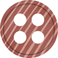 Watercolor colorful button png