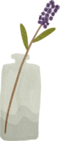 abstrakt blomma i flaska png