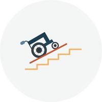 Ramp Flat Circle vector