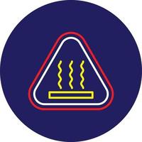 Hot Surface Line Multicolor vector