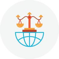 International Law Flat Circle vector