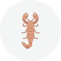 Scorpion Flat Circle vector