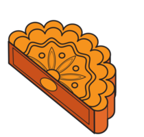 Mooncake, cartoon illustration png