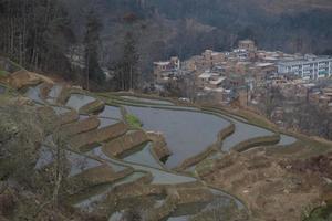 View of Yuan Yang Rice terraces photo