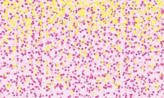 Light Pink, Yellow vector backdrop with dots.