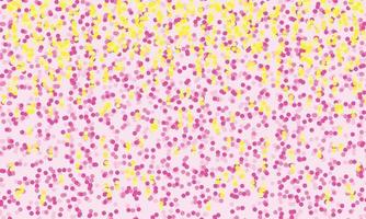 Light Pink, Yellow vector backdrop with dots.