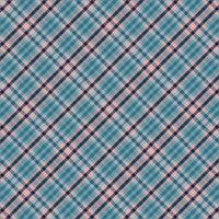 Tartan plaid pattern with texture and retro color. vector
