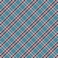 Tartan plaid pattern with texture and retro color. vector