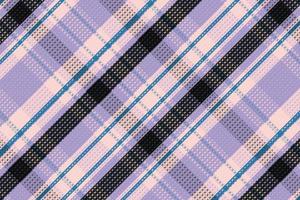 Tartan plaid pattern with texture and retro color. vector