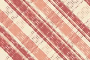 Tartan plaid pattern with texture and coffee color. vector