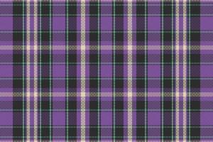 Tartan plaid pattern with texture and retro color. vector