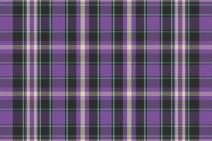 Tartan plaid pattern with texture and retro color. vector