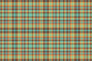 Tartan plaid pattern with texture and retro color. vector