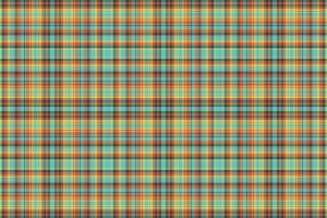 Tartan plaid pattern with texture and retro color. vector