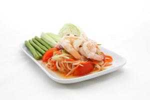 Green papaya salad photo