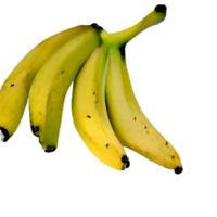 banane png avec chemin de détourage et pleine profondeur de champ.