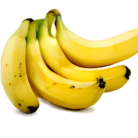banana png with clipping path and full depth of field.