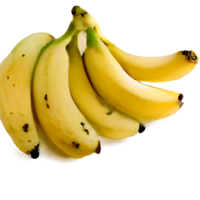 banana png with clipping path and full depth of field.