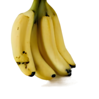 banaan png met uitknippad en volledige scherptediepte.