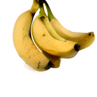 banana png com traçado de recorte e profundidade de campo total.