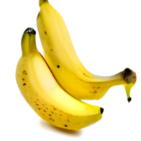 banana png with clipping path and full depth of field.