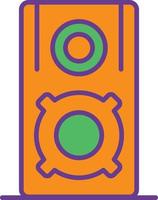 Speaker Line Multicolor vector
