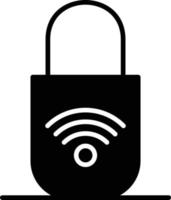 Secure Glyph Icon vector