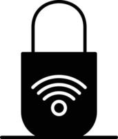 Secure Glyph Icon vector