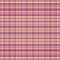 Tartan plaid pattern with texture and coffee color. vector