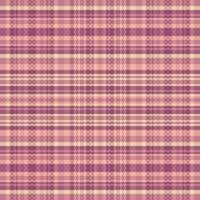 Tartan plaid pattern with texture and coffee color. vector