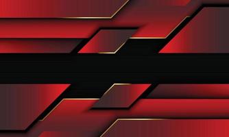 Abstract red technology geometric background. vector