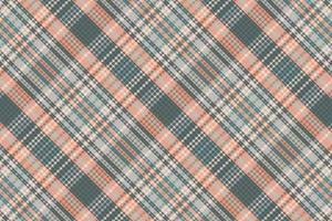 Tartan plaid pattern with texture and retro color. vector