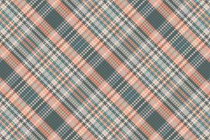 Tartan plaid pattern with texture and retro color. vector