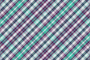 Tartan plaid pattern with texture and retro color. vector