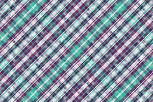 Tartan plaid pattern with texture and retro color. vector