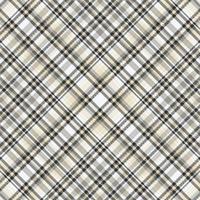 Tartan plaid pattern with texture and coffee color. vector