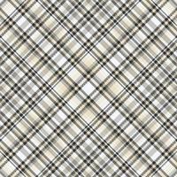 Tartan plaid pattern with texture and coffee color. vector